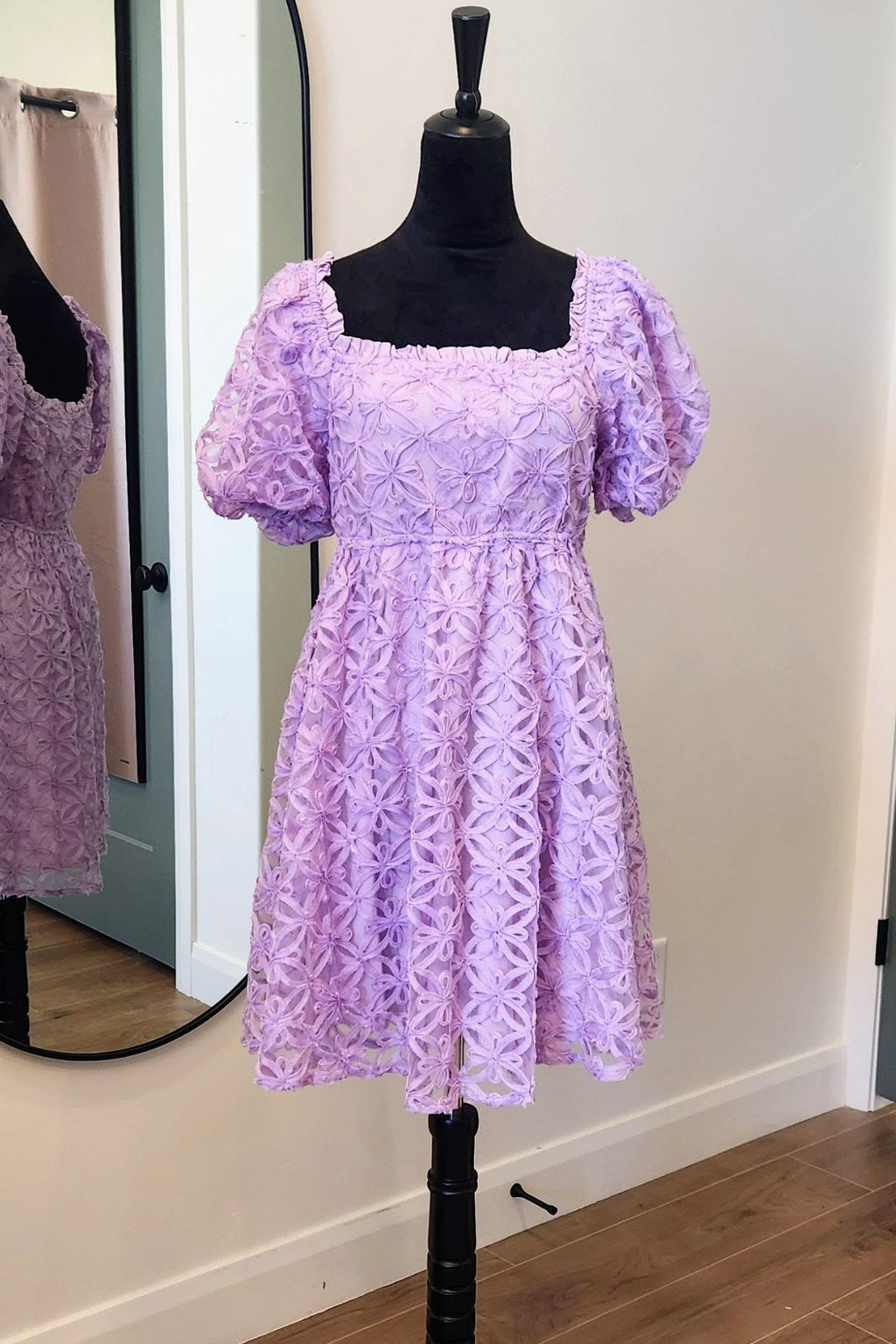 Lavender Baby Doll Dress