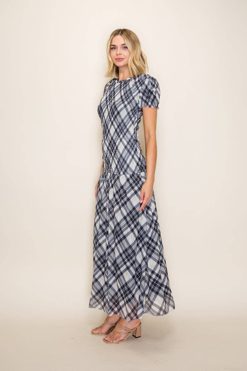Smocked Bodycon Maxi Dress