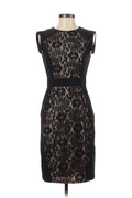 Adrianna Papell Black Lace Pencil Dress