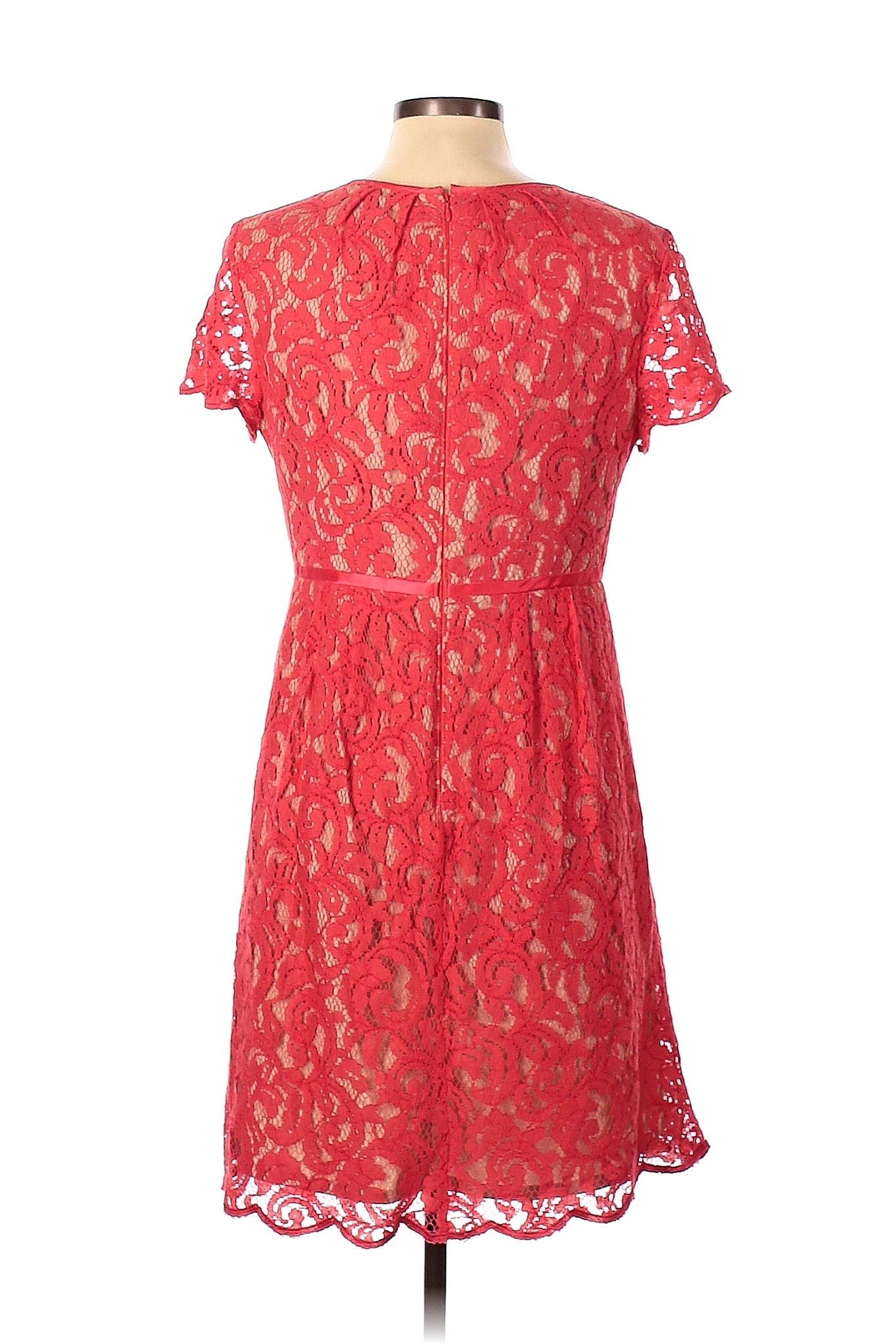 Adrianna Papell Coral Lace Dress