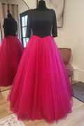 Madison James Black and pink ball gown