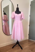 JessaKae Nora Midi Dress in Pink
