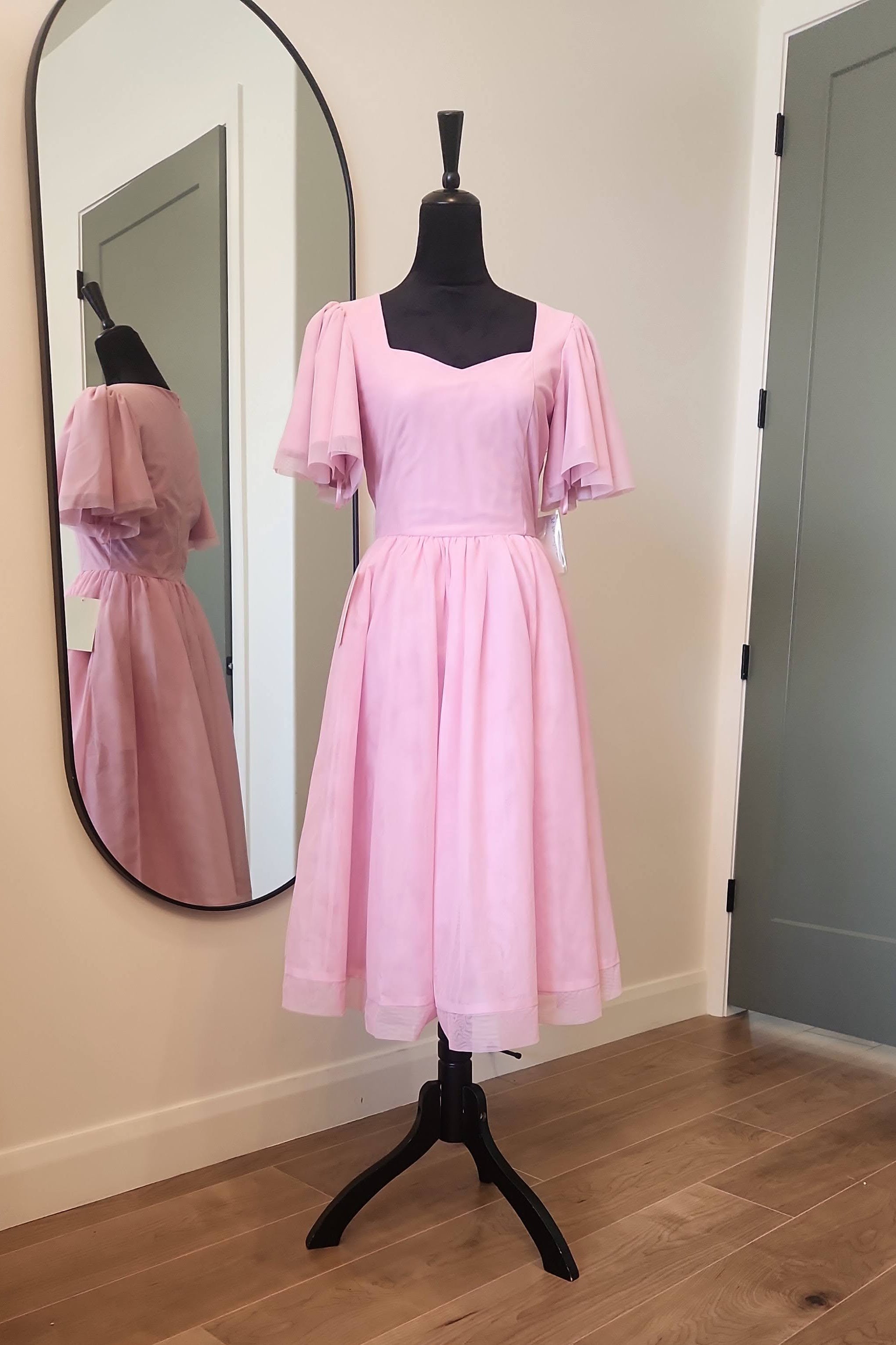JessaKae Nora Midi Dress in Pink