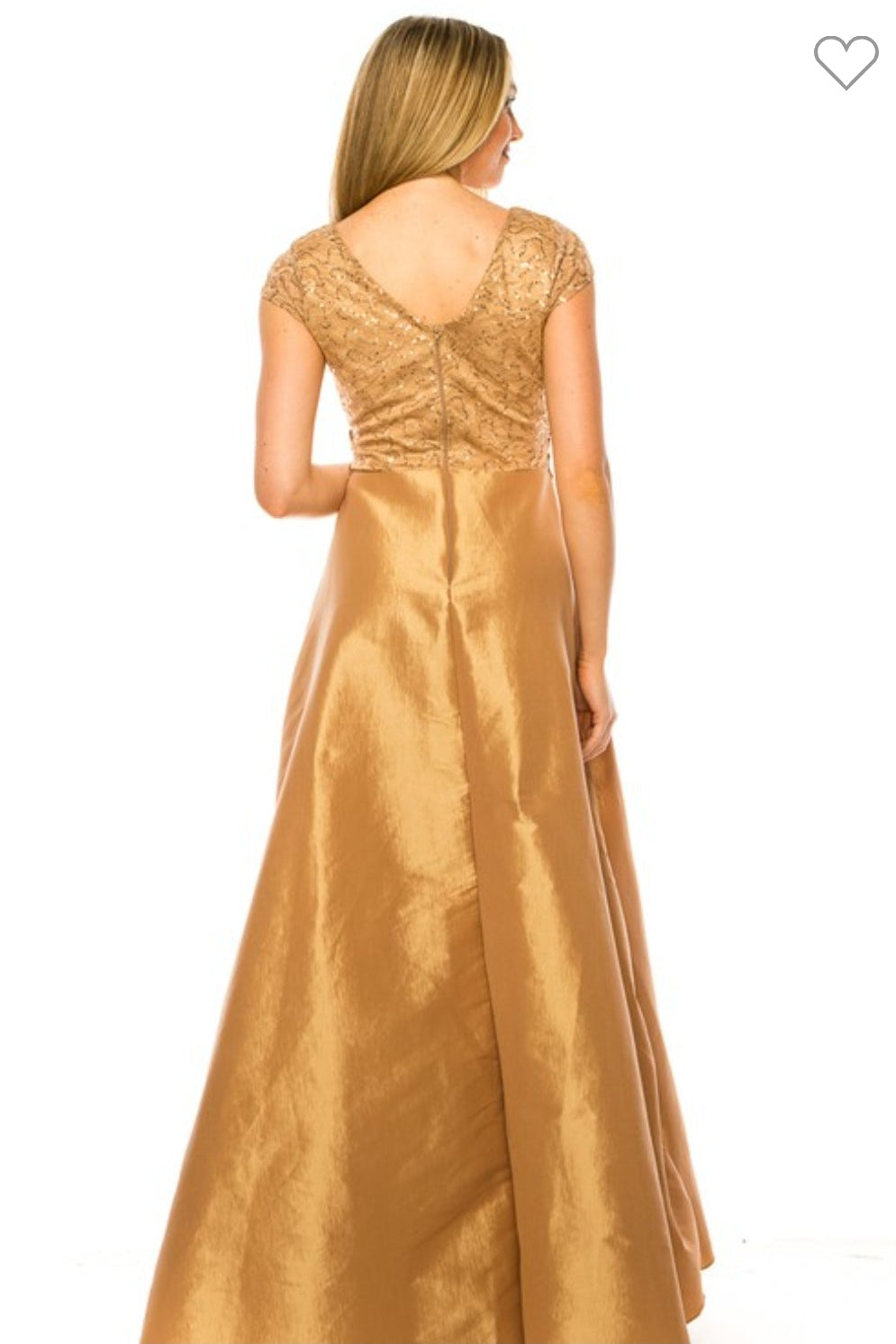 Lace Sequin A-line Dress