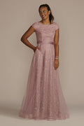 Quartz Cap Sleeve A-line Dress