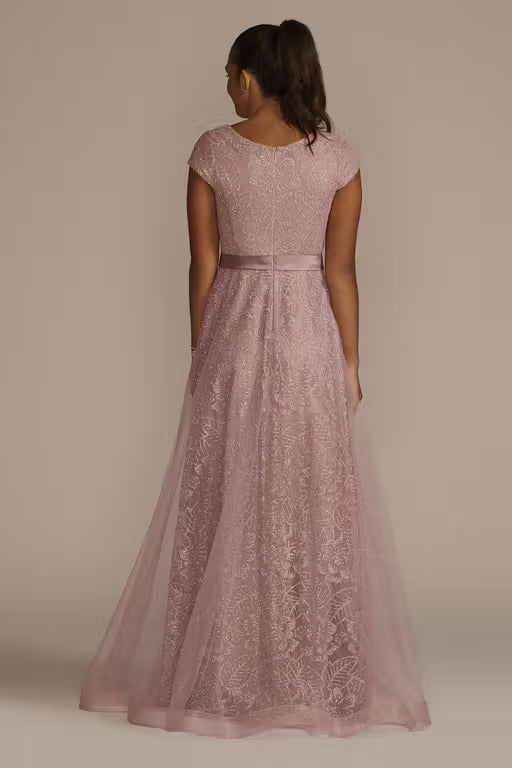 Quartz Cap Sleeve A-line Dress