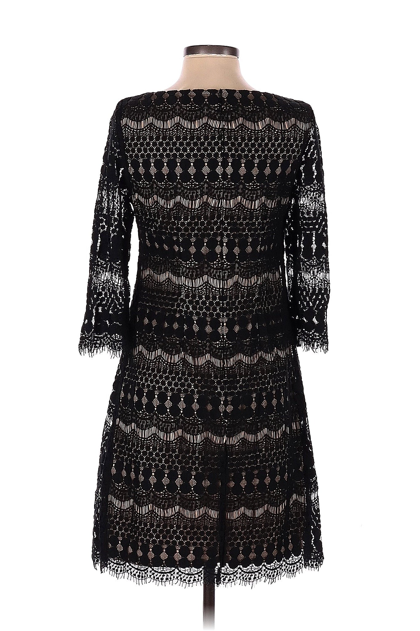 Jessica Howard Black Lace Shift Dress