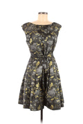 Eliza J Gray/Gold Cocktail Dress