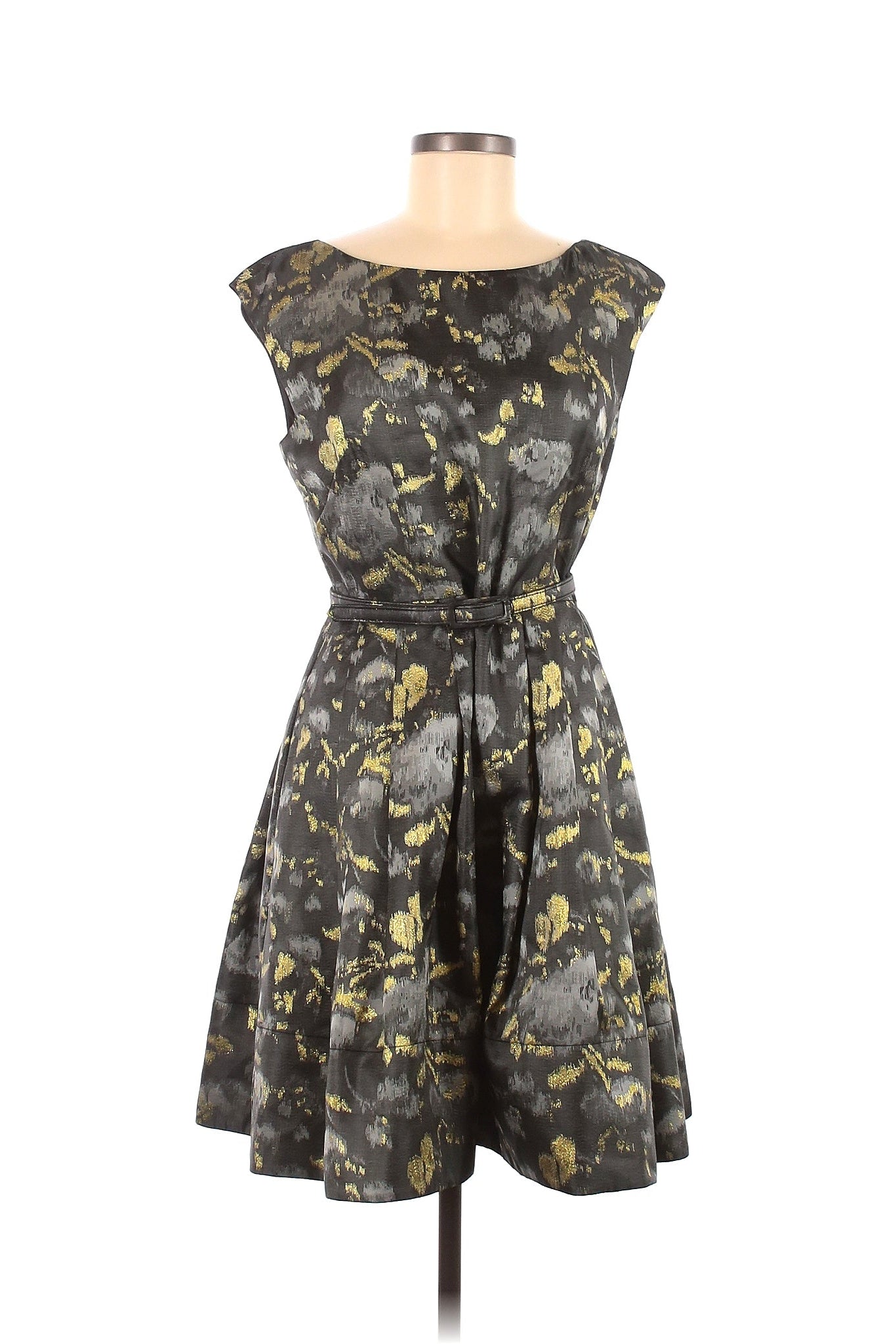 Eliza J Gray/Gold Cocktail Dress