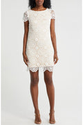 Scalloped Lace Bodycon Dress