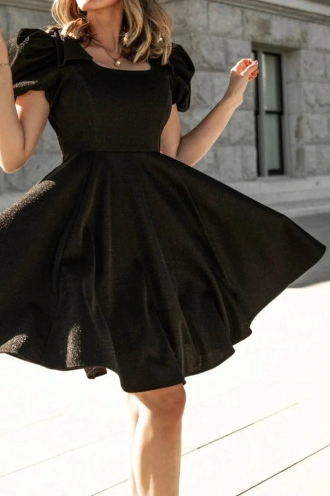 Ivy City Nina Bow Flare Dress
