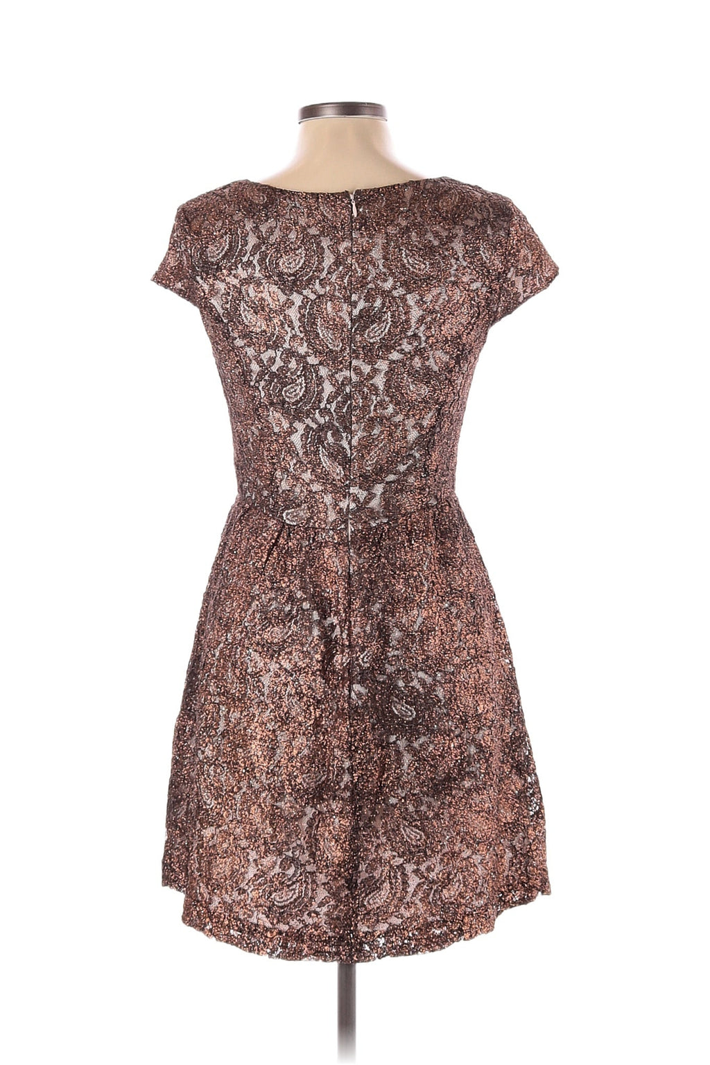 Kensie Bronze A-line Short Dress