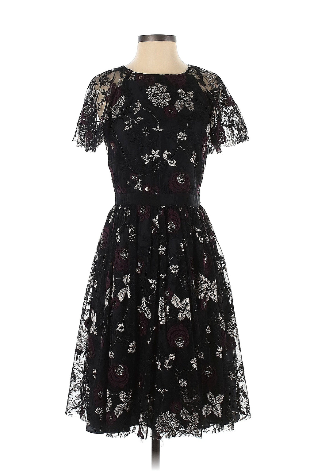 Slate & Willow Floral Embroidered Dress